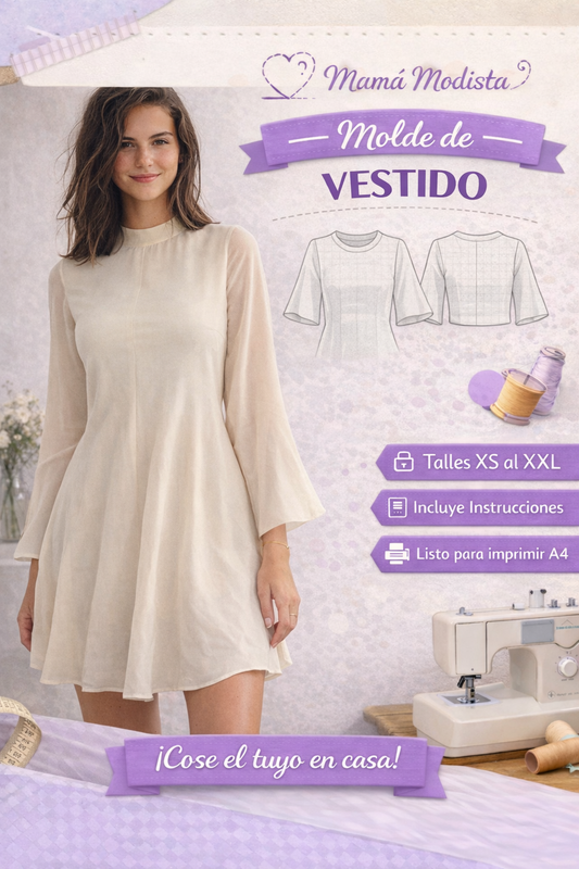 Molde vestido hailey