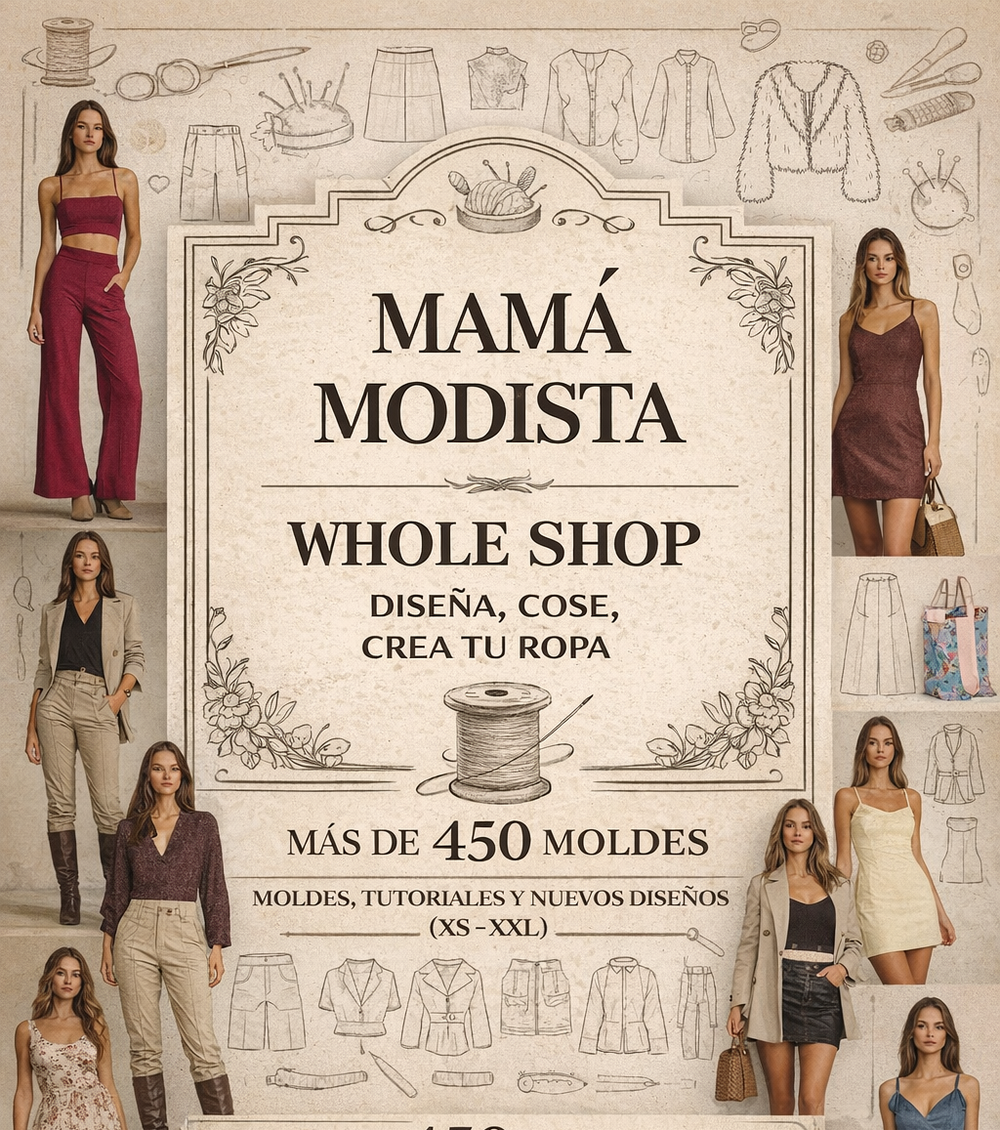 E-Books +400 patrones de costura