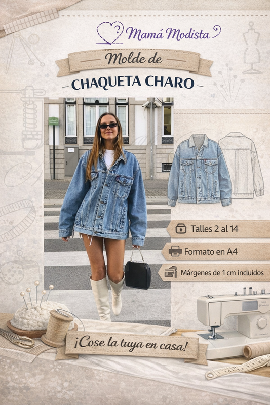 Molde Chaqueta De Jean