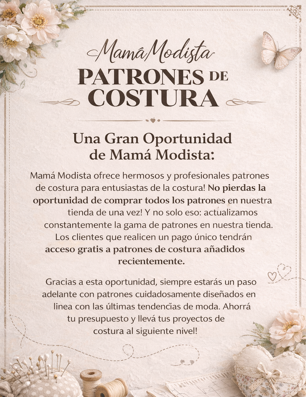 Biblioteca +450 patrones de costura