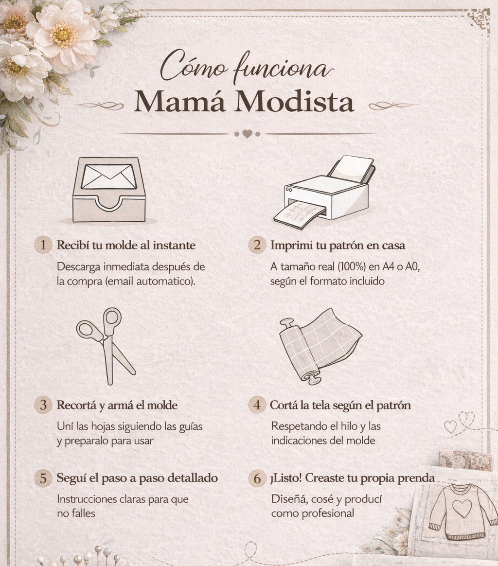 Biblioteca +450 patrones de costura